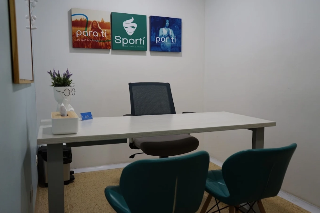 Recepción de consultorio Sportí